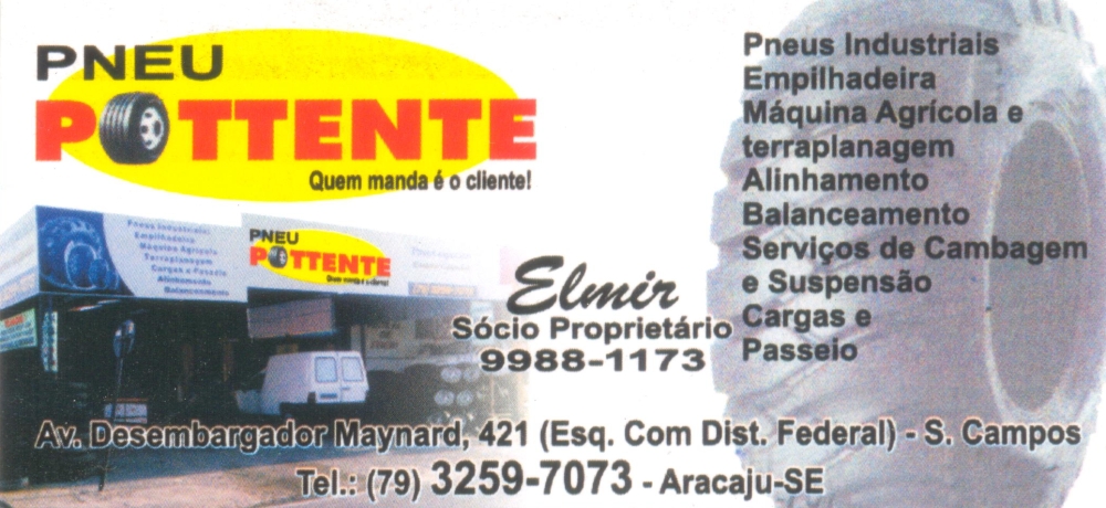 PNEU POTTENTE - PNEUS INDUSTRIAIS EM ARACAJU