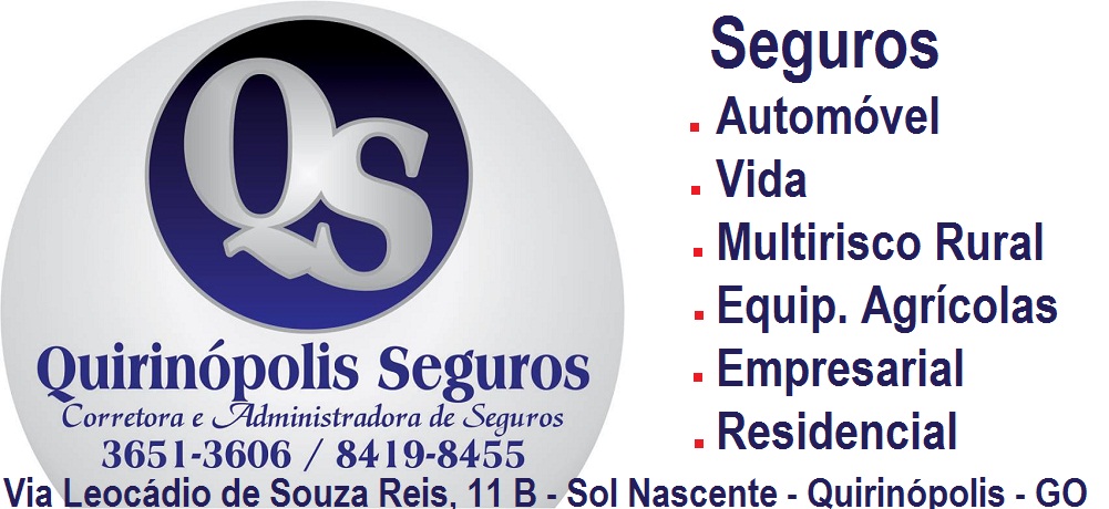 QUIRINÓPOLIS SEGUROS - CORRETORA DE SEGUROS EM QUIRINÓPOLIS