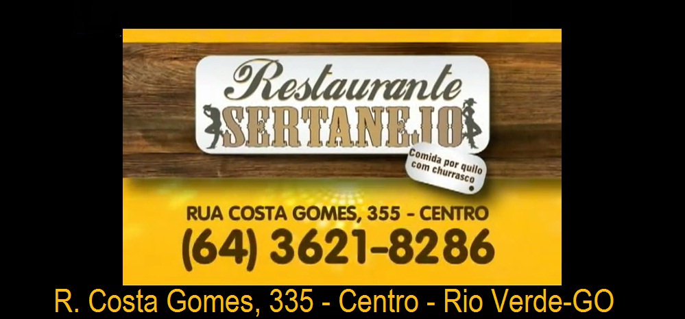 RESTAURANTE SERTANEJO - RESTAURANTE EM RIO VERDE GO