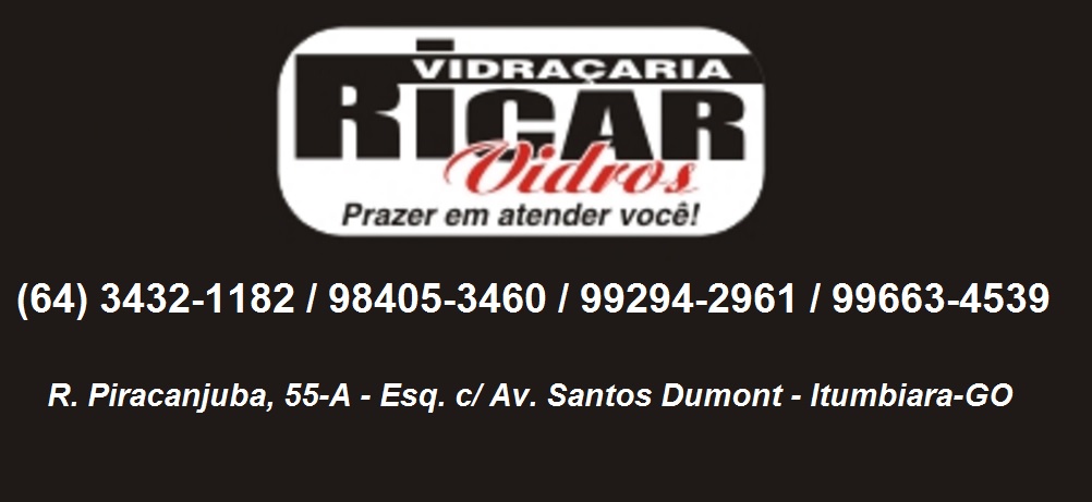 RICAR VIDRAÇARIA EM ITUMBIARA