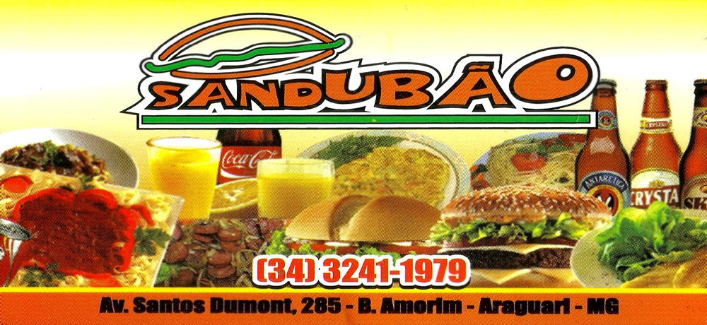 SANDUBÃO - LANCHES ARAGUARI