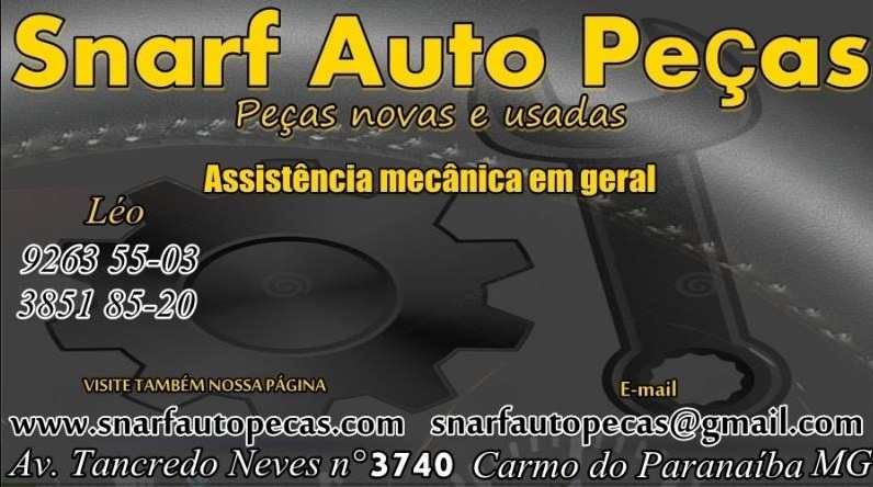 SNARF AUTO PEÇAS EM CARMO DO PARANAÍBA