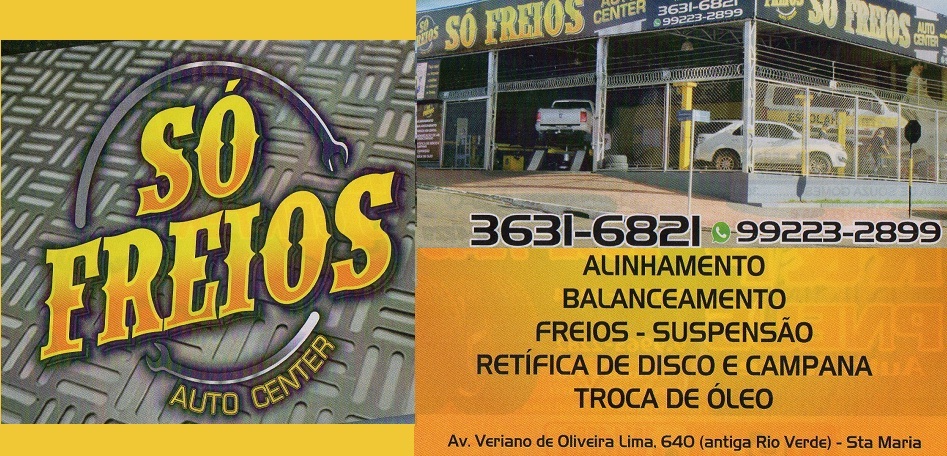 SÓ FREIOS AUTO CENTER EM JATAÍ