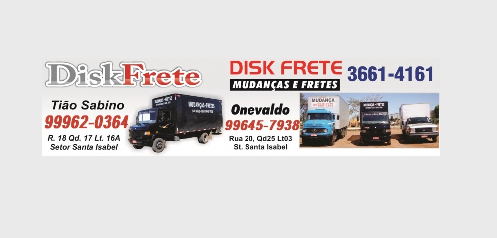 DISK FRETE TIÃO SABINO - MUDANÇAS E FRETES EM MINEIROS