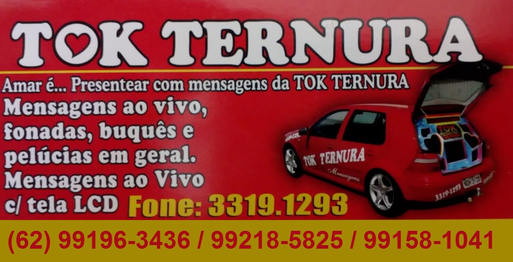 TOK TERNURA - MENSAGENS AO VIVO EM ANÁPOLIS