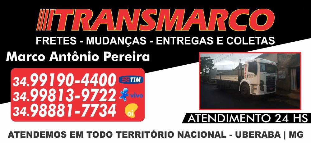 TRANSMARCO TRANSPORTADORA - FRETES - MUDANÇAS - ENTREGAS E COLETAS EM UBERABA