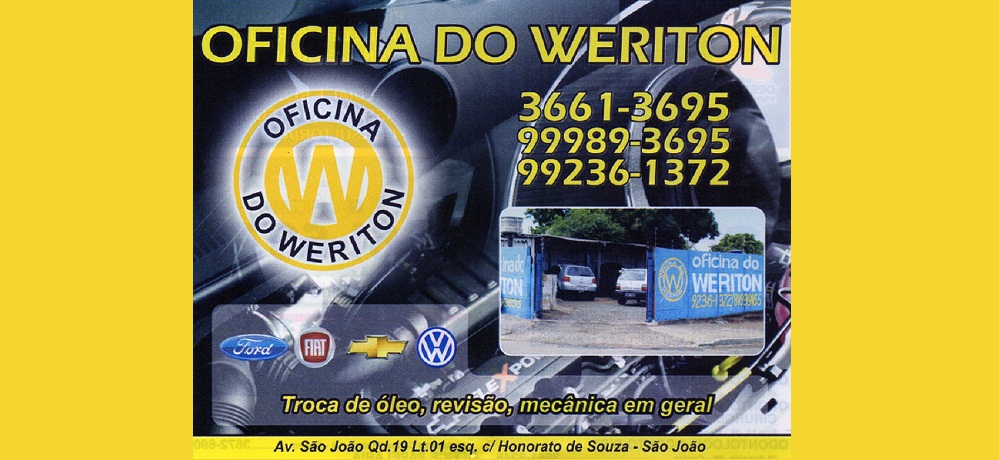 OFICINA DO WERITON - OFICINA MECÂNICA EM MINEIROS